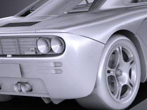 Mclaren F1 1994 lowpoly Modèle 3D