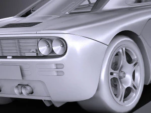 Mclaren F1 1994 lowpoly 3D Model