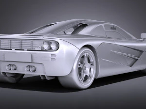 Mclaren F1 1994 lowpoly 3D Model