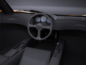 Mclaren F1 1994 lowpoly Modèle 3D