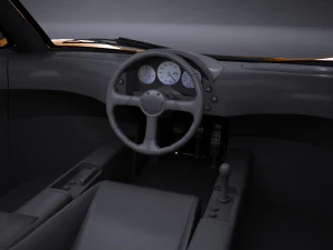 Mclaren F1 1994 lowpoly 3D Model