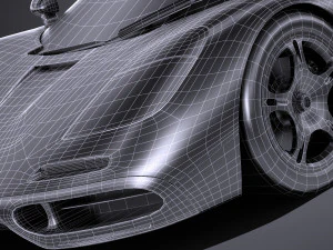 Mclaren F1 1994 lowpoly 3D Model