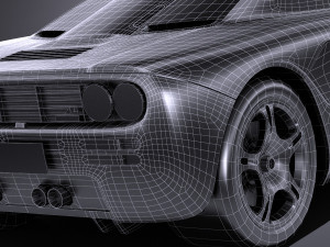 Mclaren F1 1994 lowpoly Modèle 3D