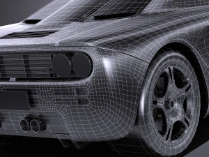 Mclaren F1 1994 lowpoly 3D Model