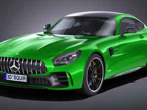 Mercedes-Benz AMG GT R 2017 lowpoly 3D 모델