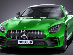 Mercedes-Benz AMG GT R 2017 lowpoly Model 3D