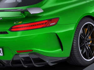 Mercedes-Benz AMG GT R 2017 lowpoly Model 3D