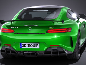 Mercedes-Benz AMG GT R 2017 lowpoly Model 3D