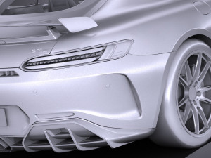 Mercedes-Benz AMG GT R 2017 lowpoly Model 3D