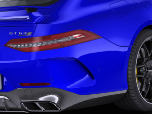 Mercedes AMG GT63 2019 lowpoly Modelo 3D
