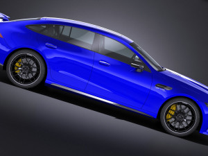 Mercedes AMG GT63 2019 lowpoly Modelo 3D