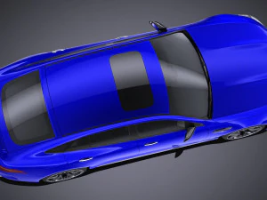 Mercedes AMG GT63 2019 lowpoly 3D Model