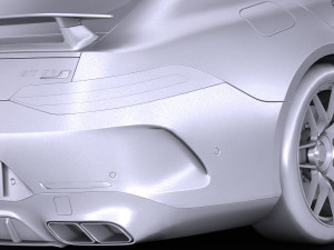 Mercedes AMG GT63 2019 lowpoly Modelo 3D
