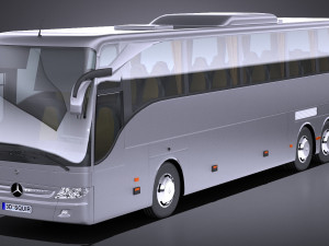 Mercedes-Benz Tourismo 2013 lowpoly 3D Model