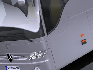 Mercedes-Benz Tourismo 2013 lowpoly 3D Model
