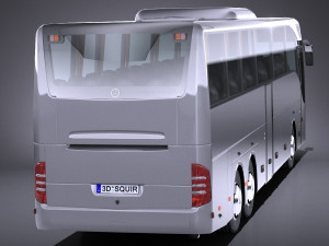 Mercedes-Benz Tourismo 2013 lowpoly 3D Model