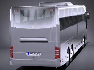 Mercedes-Benz Tourismo 2013 lowpoly 3D Model