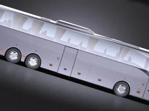 Mercedes-Benz Tourismo 2013 lowpoly 3D Model