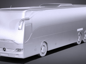 Mercedes-Benz Tourismo 2013 lowpoly 3D Model