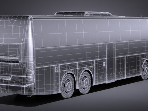 Mercedes-Benz Tourismo 2013 lowpoly 3D Model