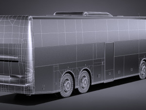 Mercedes-Benz Tourismo 2013 lowpoly 3D Model