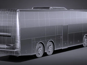 Mercedes-Benz Tourismo 2013 lowpoly 3D Model