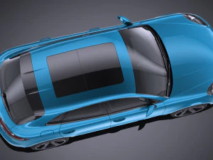 Porsche Macan 2019 Lowpoly 3D Model