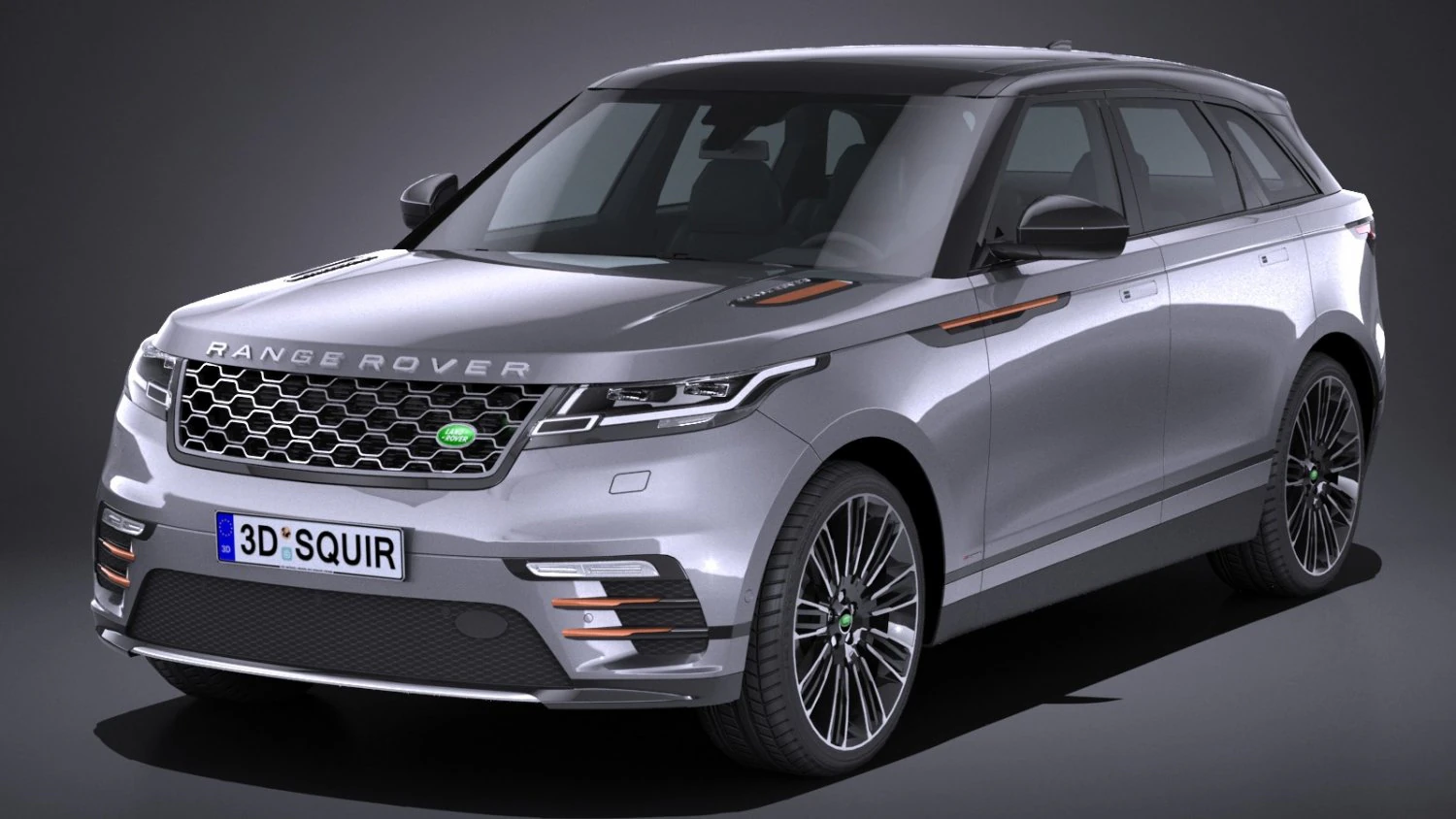 Range Rover Velar 2018 lowpoly 3D Model .c4d .max .obj .3ds .fbx .stl .blend