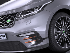 Range Rover Velar 2018 lowpoly 3D Model