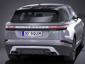 Range Rover Velar 2018 lowpoly 3D Model