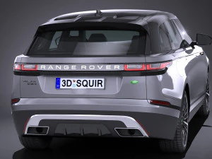 Range Rover Velar 2018 lowpoly 3D Model