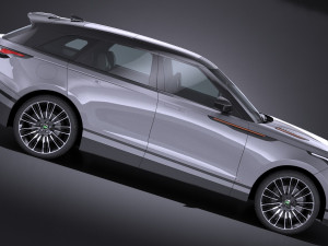 Range Rover Velar 2018 lowpoly 3D Model