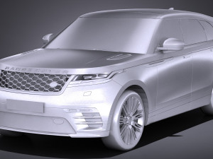 Range Rover Velar 2018 lowpoly 3D Model