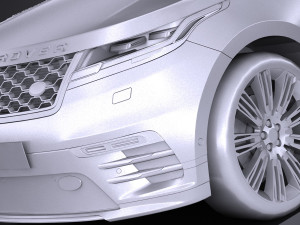 Range Rover Velar 2018 lowpoly 3D Model