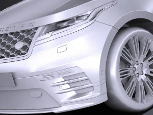 Range Rover Velar 2018 lowpoly 3D Model