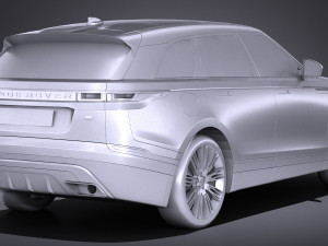Range Rover Velar 2018 lowpoly 3D Model