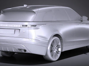 Range Rover Velar 2018 lowpoly 3D Model