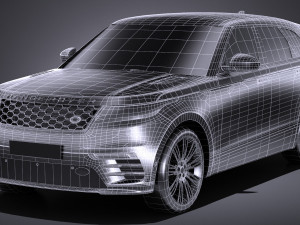 Range Rover Velar 2018 lowpoly 3D Model