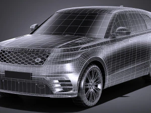 Range Rover Velar 2018 lowpoly 3D Model