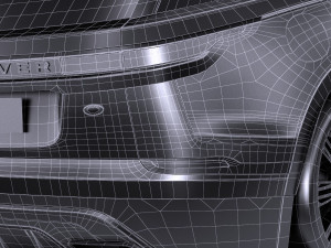 Range Rover Velar 2018 lowpoly 3D Model