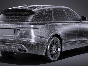 Range Rover Velar 2018 lowpoly 3D Model