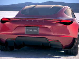 Tesla Roadster 2020 lowpoly 3D Model