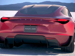 Tesla Roadster 2020 lowpoly 3D Model