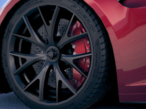 Tesla Roadster 2020 lowpoly 3D Model