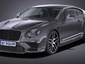 宾利欧陆 Supersports 2018 lowpoly 3D 模型