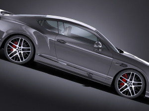 Bentley Continental Supersports 2018 lowpoly 3Dモデル