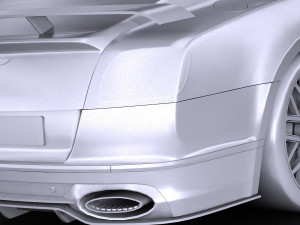 Bentley Continental Supersports 2018 lowpoly 3Dモデル