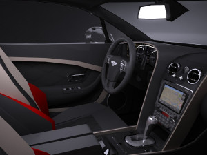 Bentley Continental Supersports 2018 lowpoly 3Dモデル