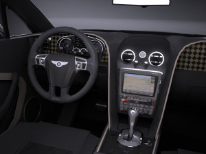 Bentley Continental Supersports 2018 lowpoly 3Dモデル