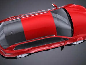 Generic Combi NN 2017 lowpoly 3D Model